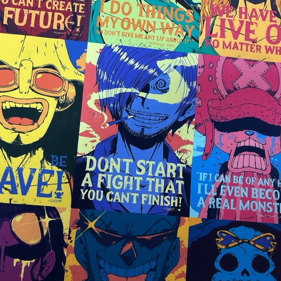 One Piece - Beautiful Vibrant Canvas Poster - ๐ดโโ ๏ธ๐ - Picture 3 of 6